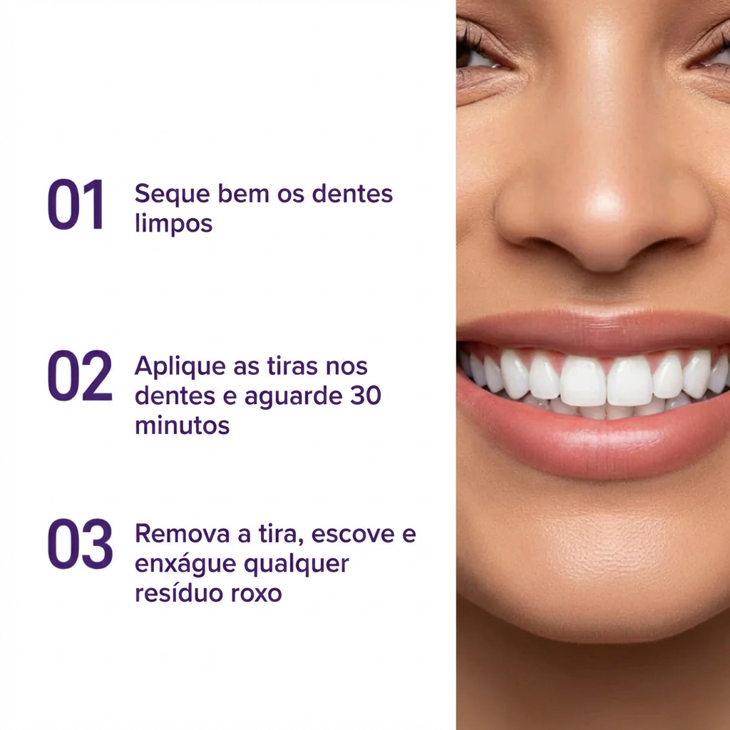 Como usar as fitas clareadoras